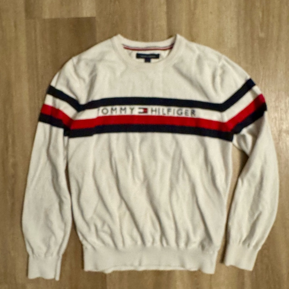 Tommy Hilfiger Vintage Crewneck Sweater M - Picture 2 of 7